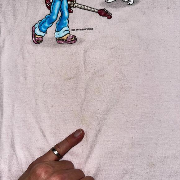 Big Dogs Rock Star GRRRL Girl Y2K VTG T Shirt Bratz Dolls 2000s Pink Cute Punk - Picture 5 of 9